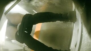 【廁拍】夜場KTV 全景後拍絲襪高跟美女大屁股 -05