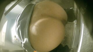 【廁拍】夜場KTV 全景後拍絲襪高跟美女大屁股 -15