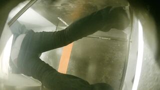 【廁拍】夜場KTV 全景後拍絲襪高跟美女大屁股 -15