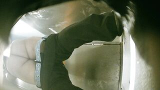 【廁拍】夜場KTV 全景後拍絲襪高跟美女大屁股 -27