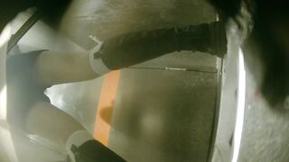 【廁拍】夜場KTV 全景後拍絲襪高跟美女大屁股 -02