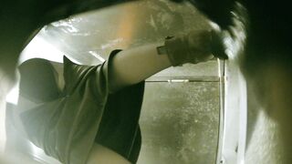 【廁拍】夜場KTV 全景後拍絲襪高跟美女大屁股 -10