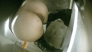 【廁拍】夜場KTV 全景後拍絲襪高跟美女大屁股 -20