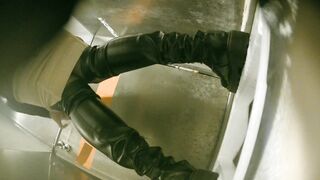 【廁拍】夜場KTV 全景後拍絲襪高跟美女大屁股 -20