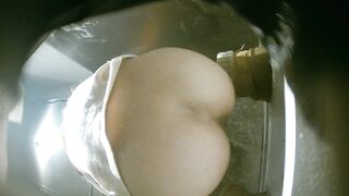 【廁拍】夜場KTV 全景後拍絲襪高跟美女大屁股 -26