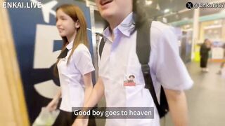 台灣【恩凱10萬感謝祭】萬眾矚目 清邁模特兒 Lin Lin 再次登場 超變態的學妹約會