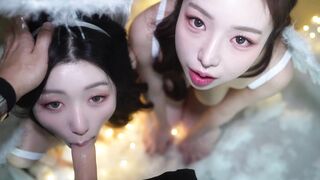 木瓜奶美女【somipark】乳交口活，一對車大燈非常耐玩_ (2)