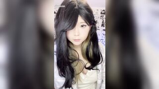 甜美小騷妹【一隻羊咩咩】裸舞自慰反差感拉滿-4
