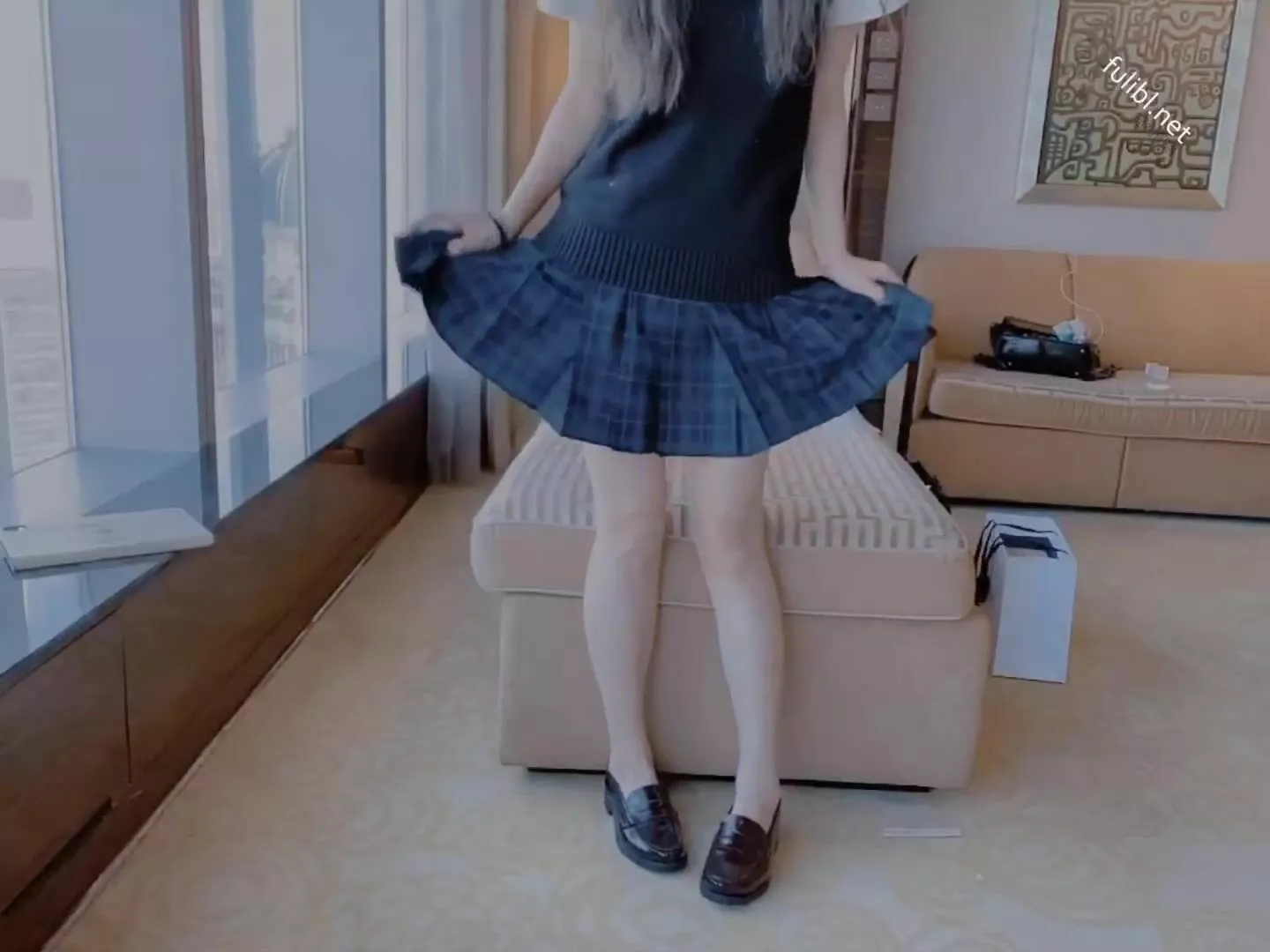 英倫校服-推特網紅winkwink333粉嫩蘿莉wink是可愛的wink